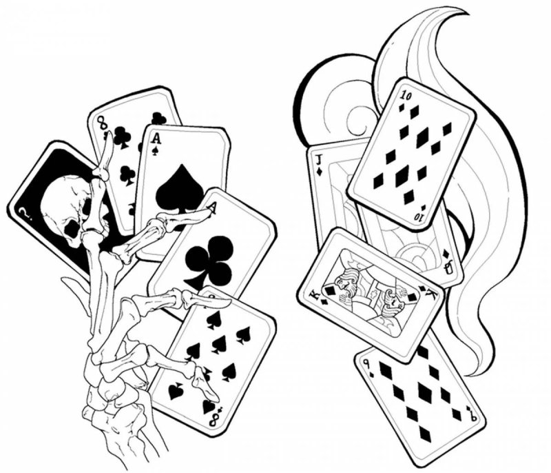 Эскизы игральных карт