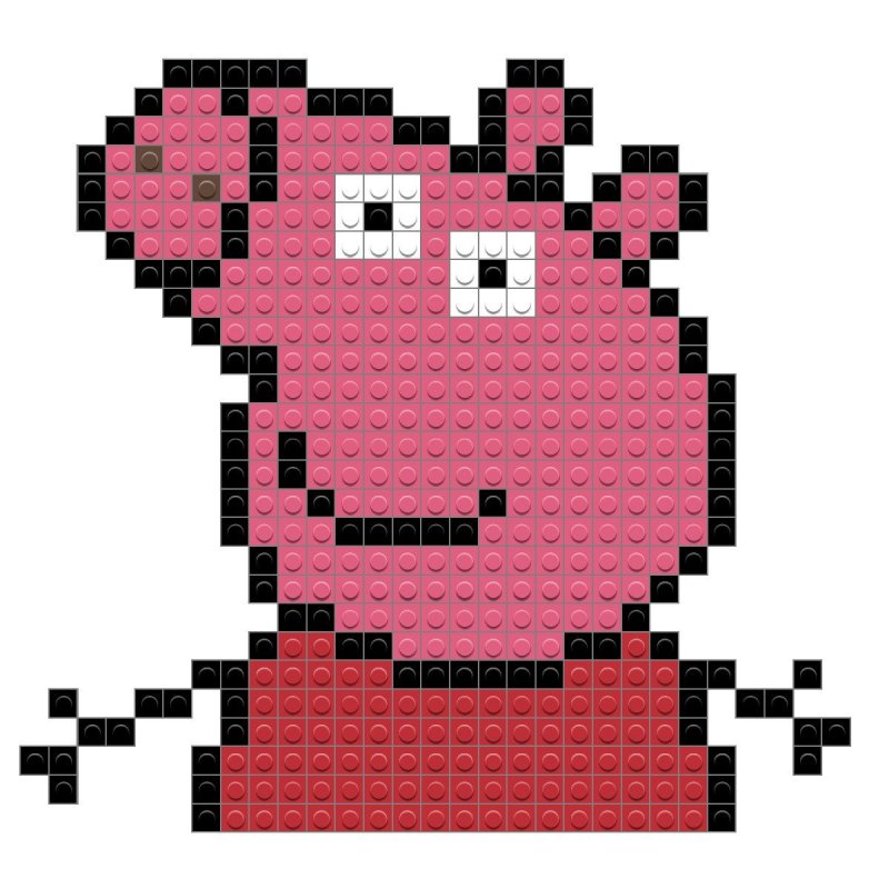 Свинья пиксели
