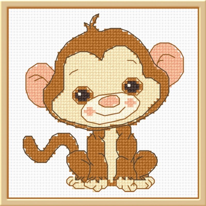РТО наборы для вышивания обезьянки