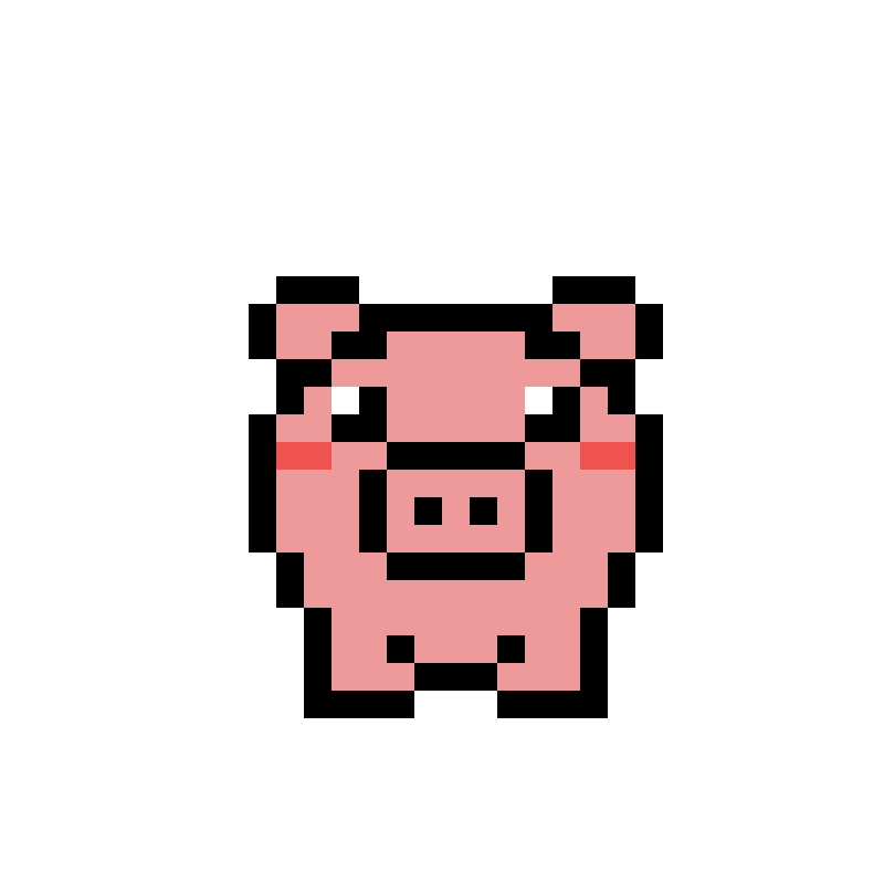 Свинья пиксели