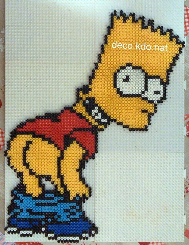 Барт симпсон пиксели