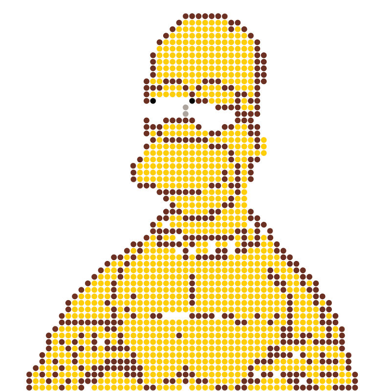 Симпсоны пиксель