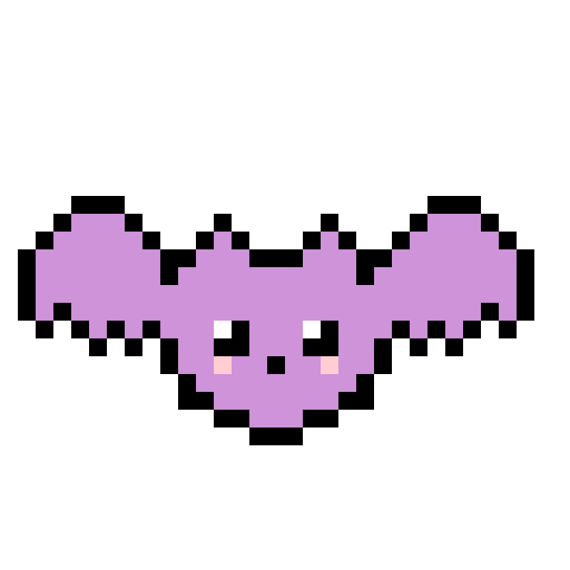 Пиксельная летучая мышь