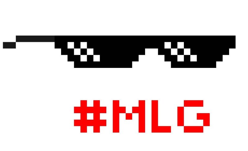 Пиксельные очки MLG