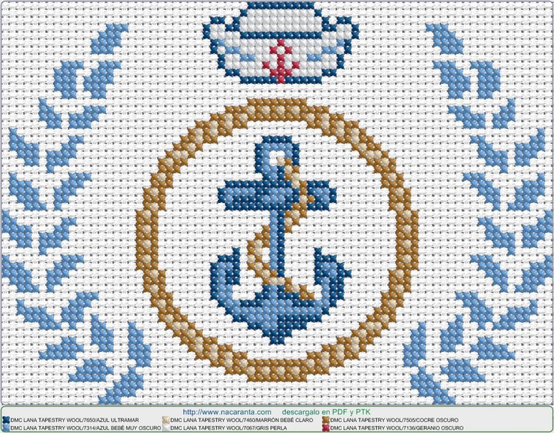 Вышивка крестиком морская тематика