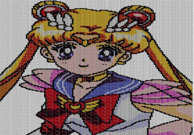 Sailor Moon Cross Stitch pattern