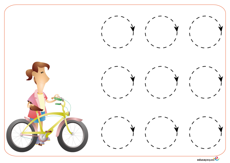 Велосипед задания для дошкольников