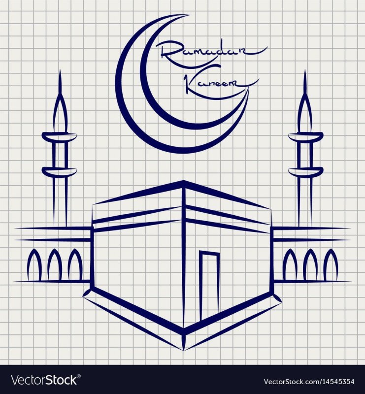 Мусульманские рисунки карандашом