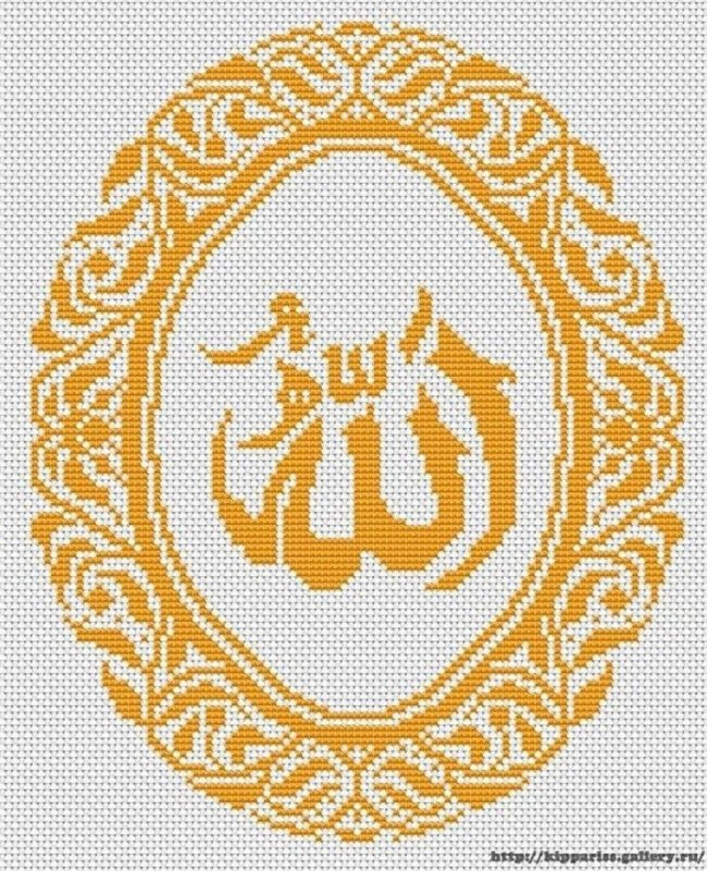 Мусульманская вышивка крестом