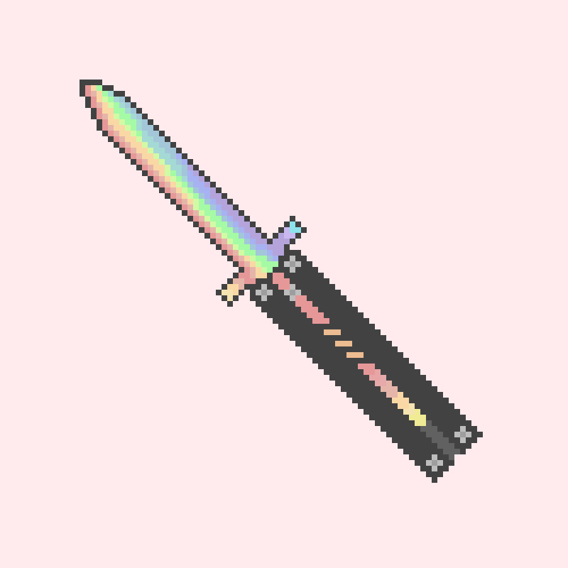 Пиксельный нож