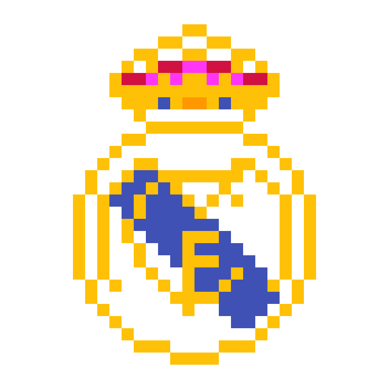 Пиксель арт Реал Мадрид