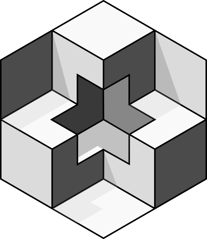 Иллюзия Пенроуза куб