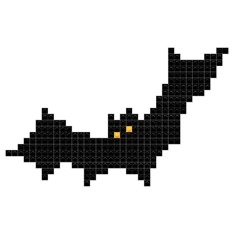 Летучая мышь Pixel Art
