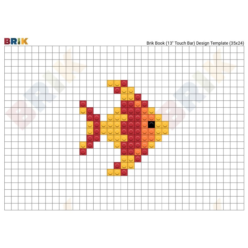 Рыбка из пикселей