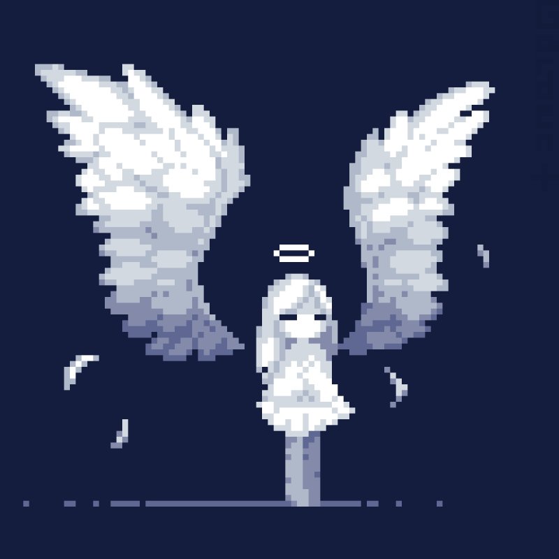 Пиксельный ангел