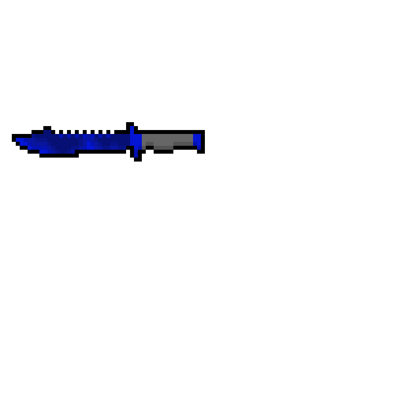 Пиксельный нож КС го 32x32