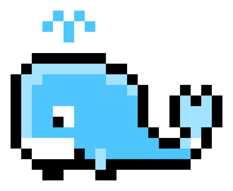 Пиксельный кит