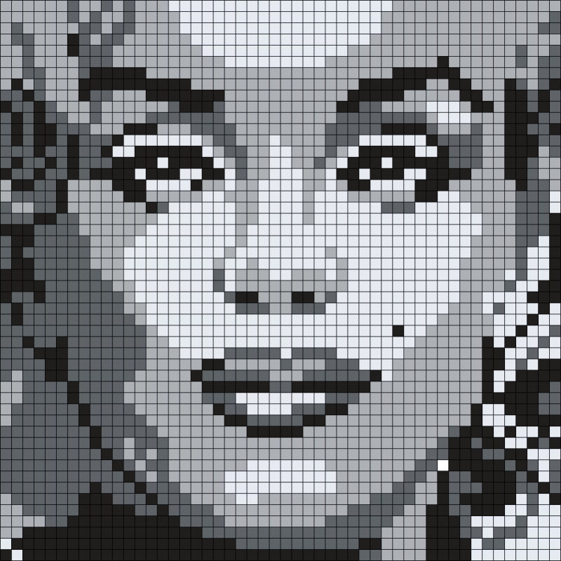 Мэрилин Монро в пикселях