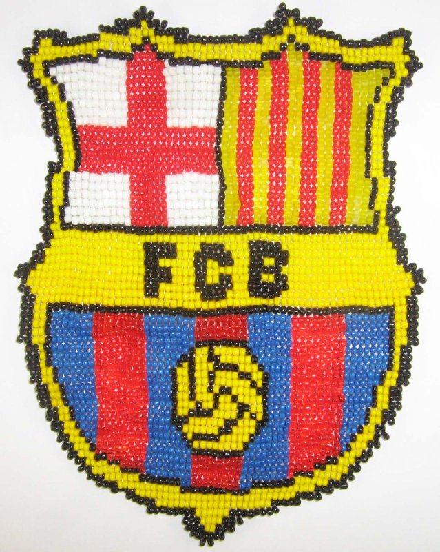 Эмблемы футбольных клубов по клеточкам