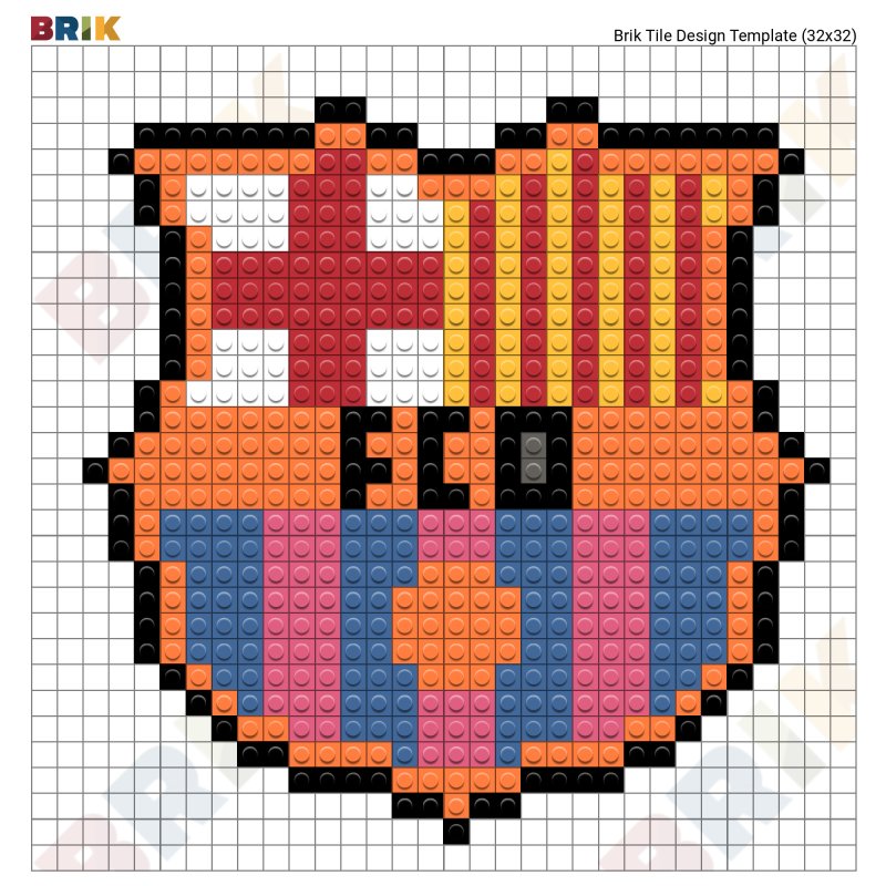 Барселона пиксель арт