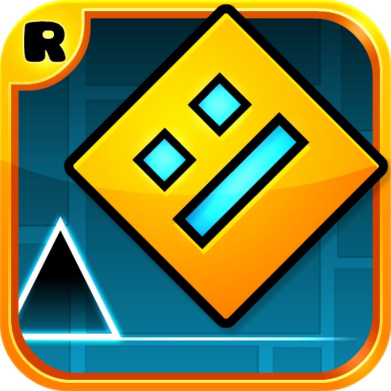 Логотип игры Geometry Dash