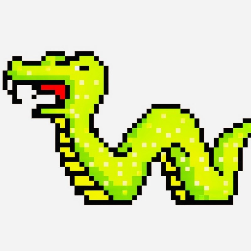 Змейка пиксельная