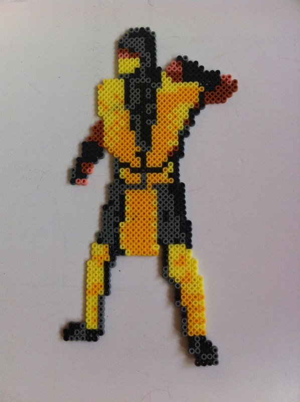 Скорпион Mortal Kombat Pixel
