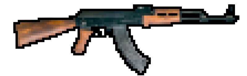 Пиксельный пистолет