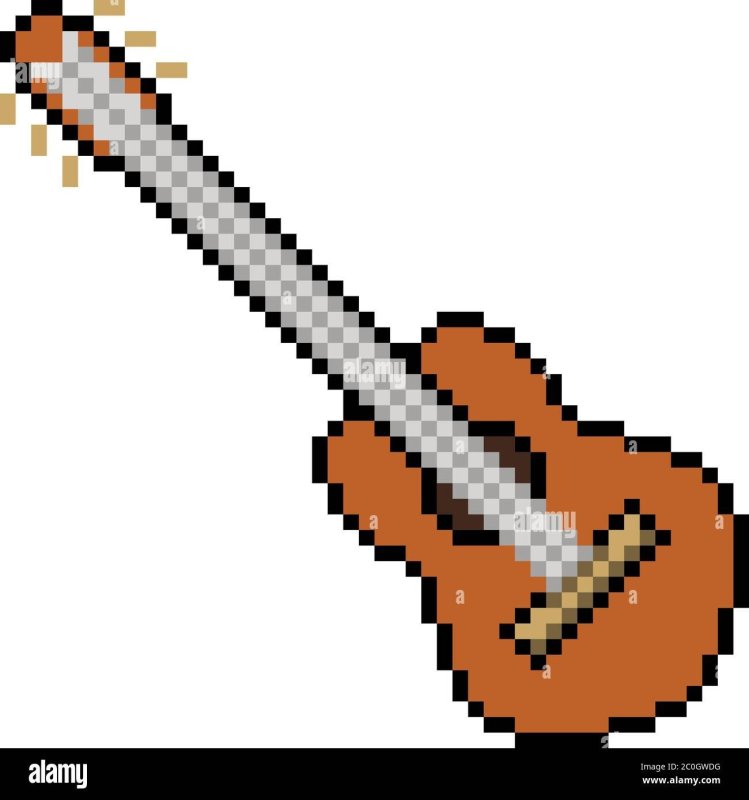 Пиксельная гитара