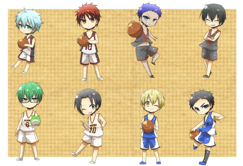 Баскетбол Куроко маленькие персонажи