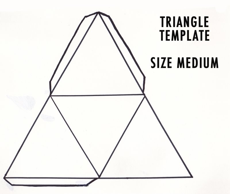 Схема объемного треугольника