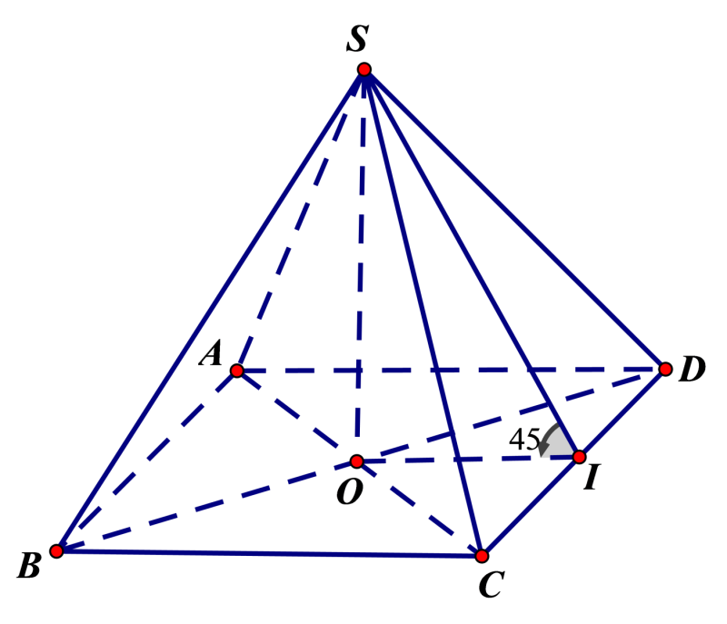 Правильная четырехугольная пирамида чертеж