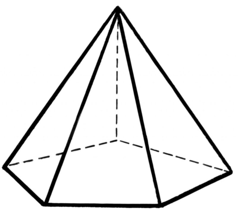 Пятиугольная пирамида пирамида