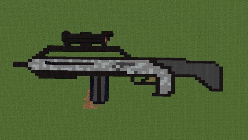 Пиксельный пистолет 16х16