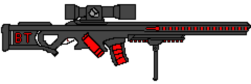 Пиксельная снайперская винтовка