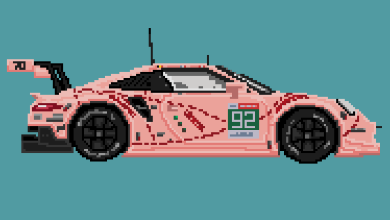 Pixel car Art ВАЗ 2113