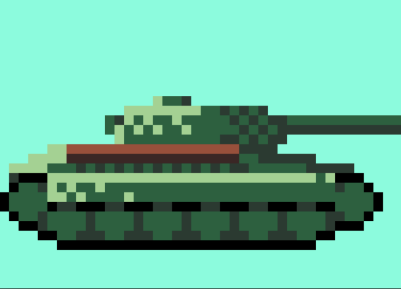Пиксельный танк ис2