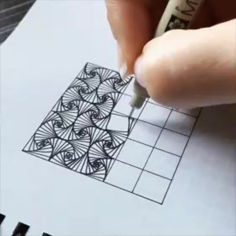Рисунки черной ручкой легкие
