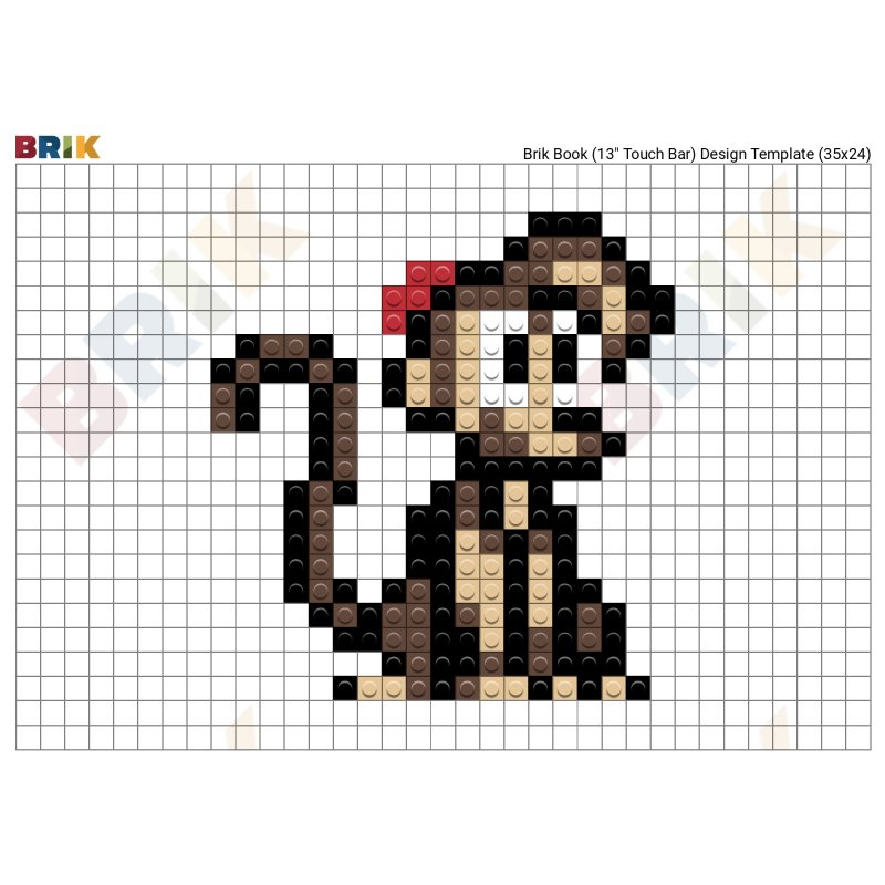 Пиксельная обезьяна