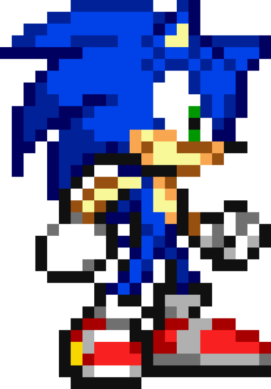 Спрайт Соника Sonic Advance
