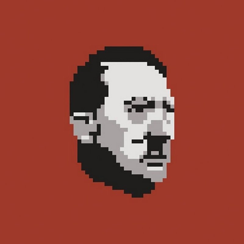 Адольф Гитлер пиксель арт