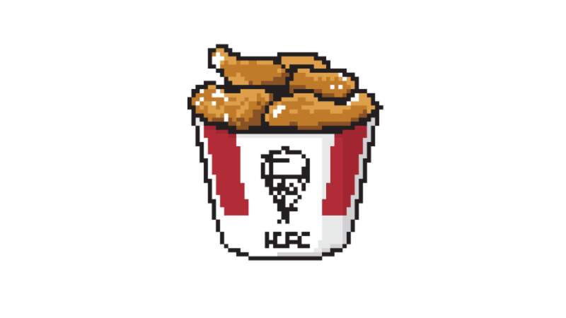 Пиксельный KFC