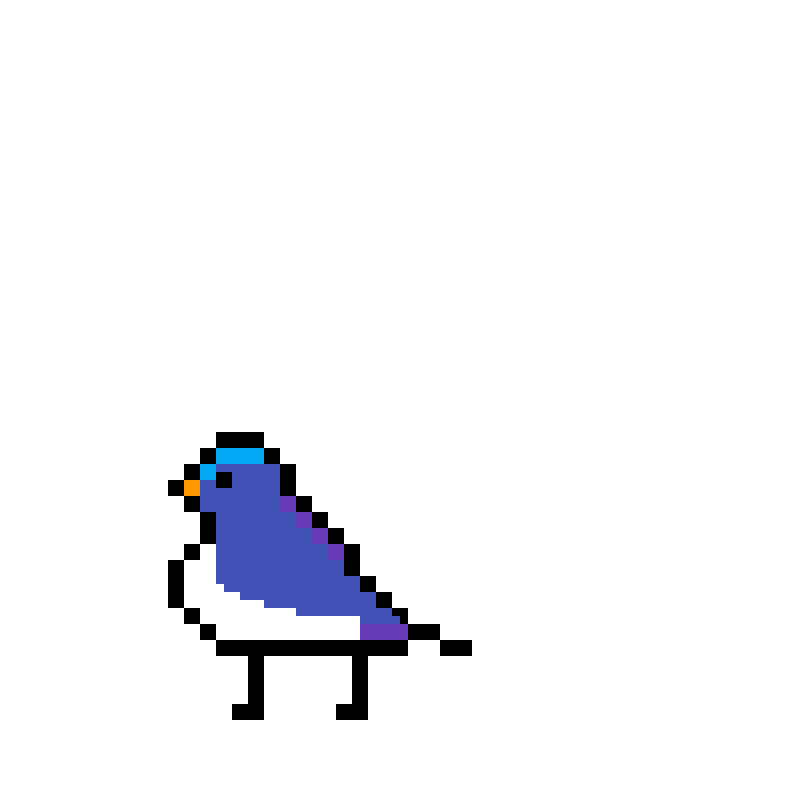 Пиксельный голубь