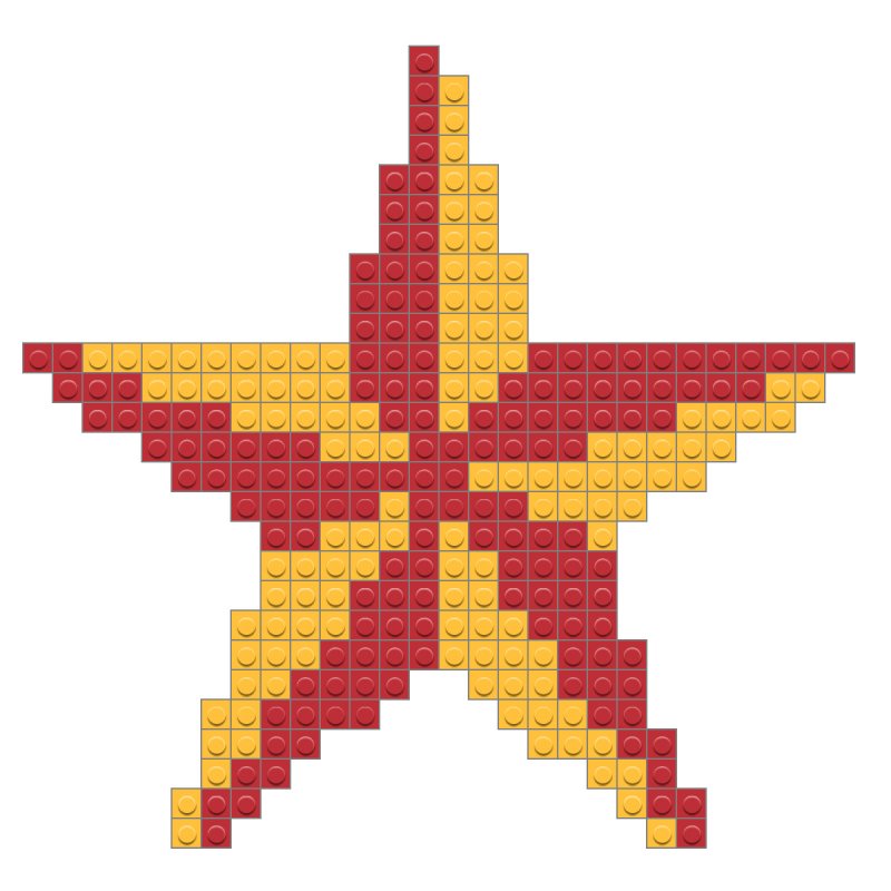 Пиксельная звезда