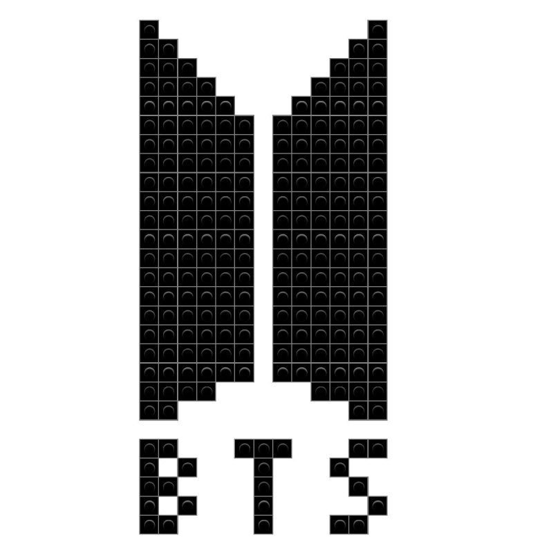 Вышивки крестом логотип BTS