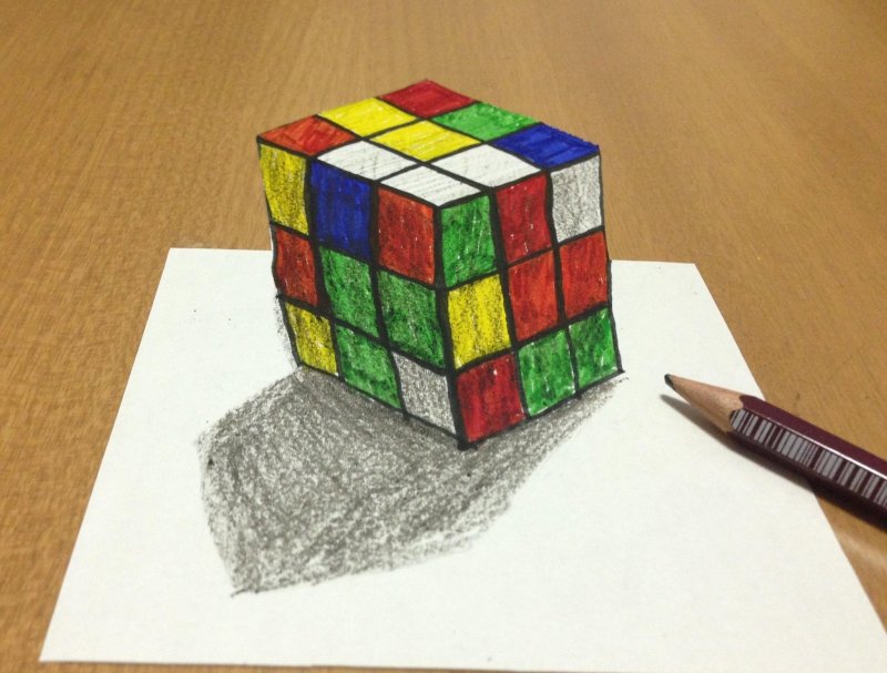 Кубик 3д для рисования детям