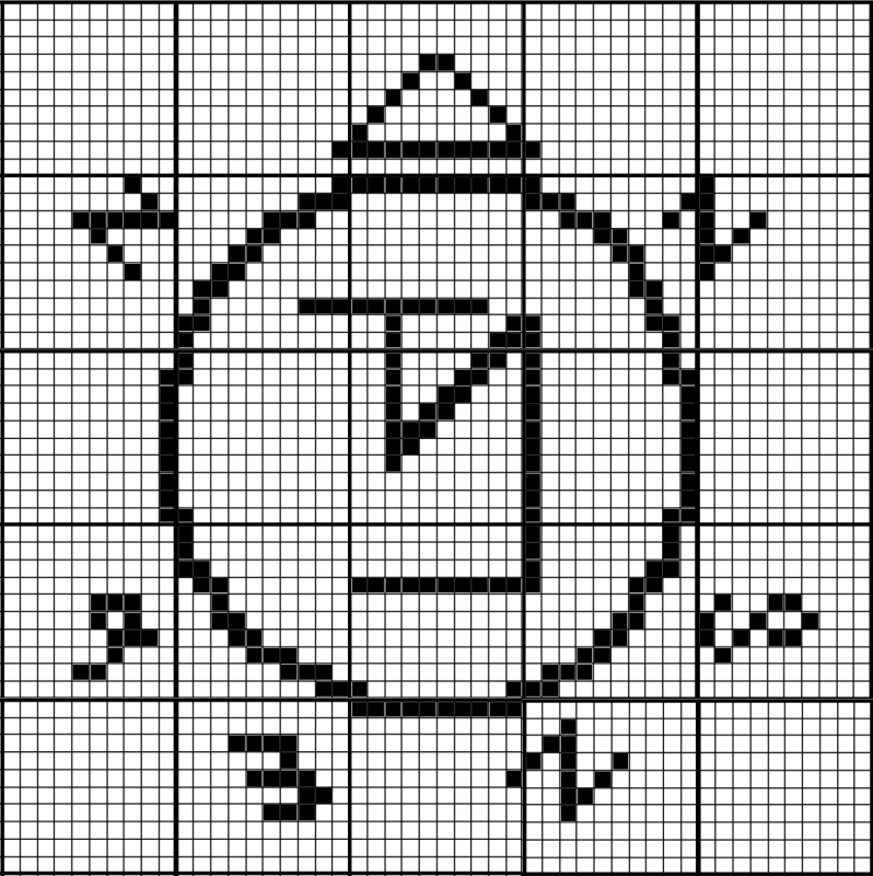 Вышивка крестом пентаграмма схема