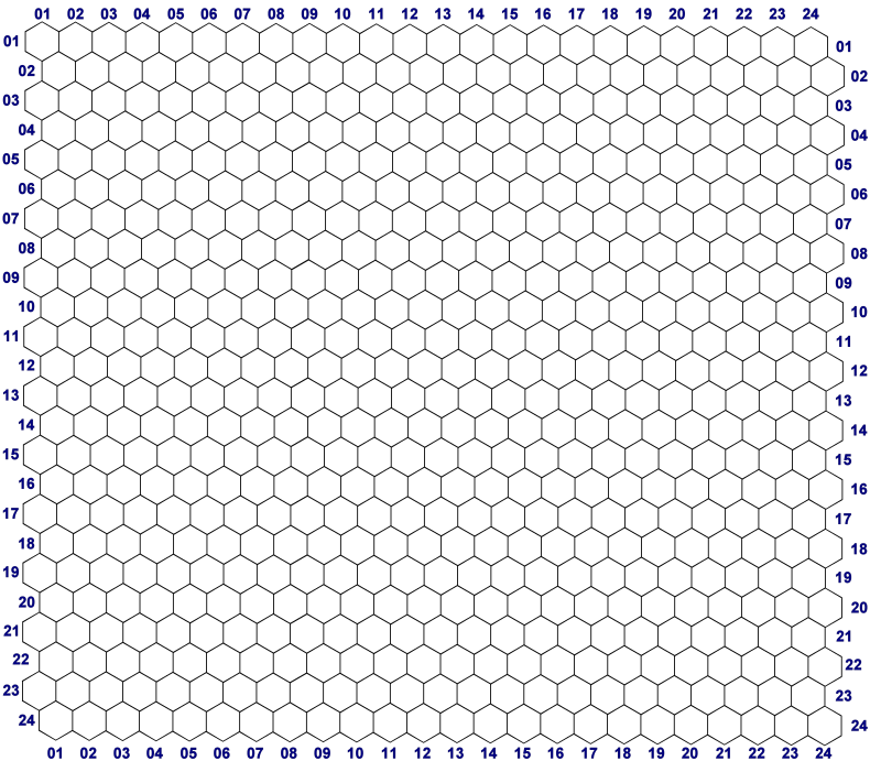 Гексагональное поле для GURPS