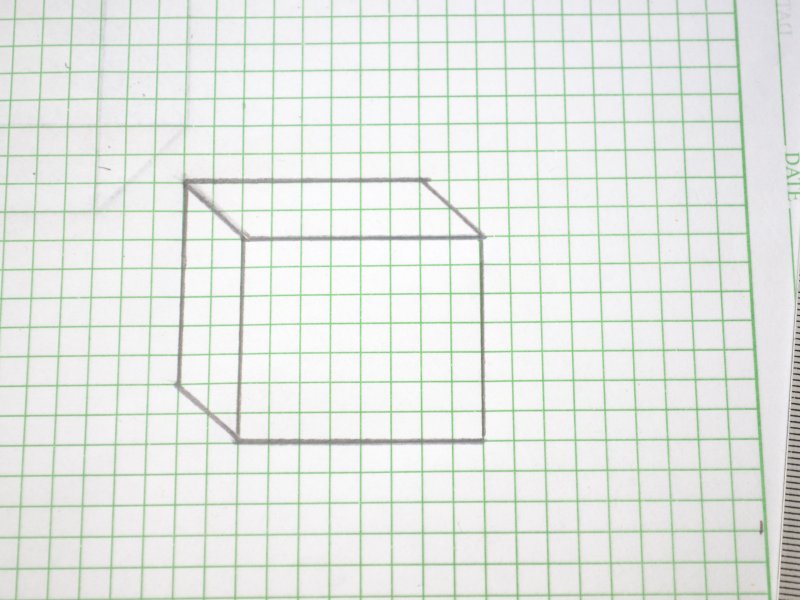 3d куб рисунок