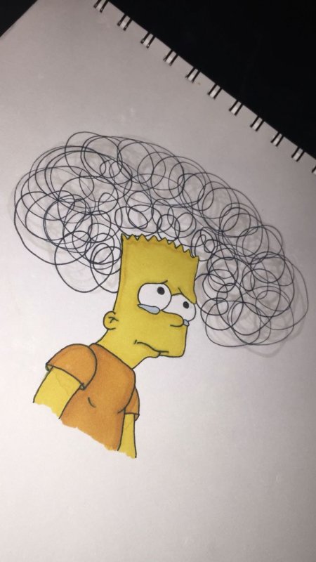 Симпсоны для срисовки